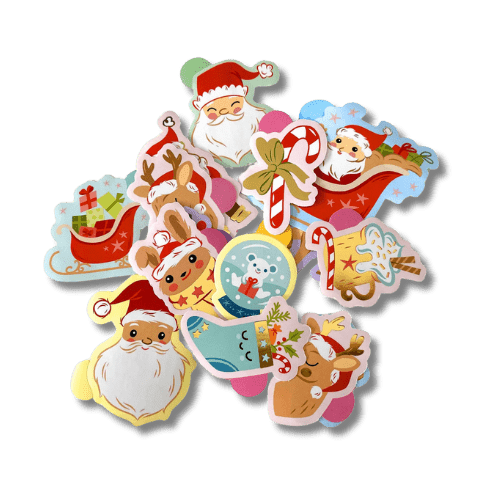 100 Gommettes petites mains - Noël pour bébé - Pour les mômes