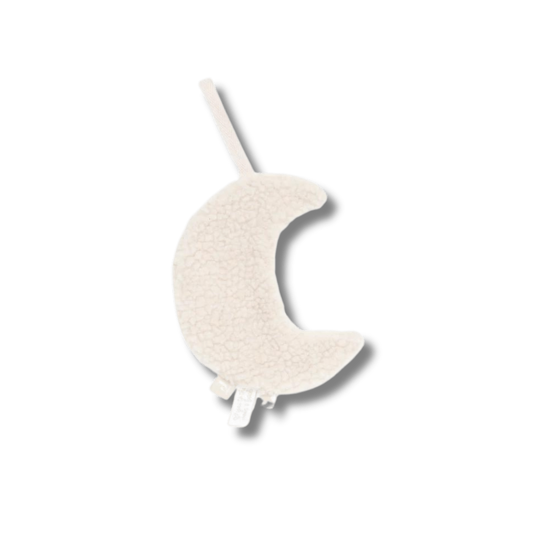 Attache Sucette Lune - Nougat pour bébé - Pour les mômes