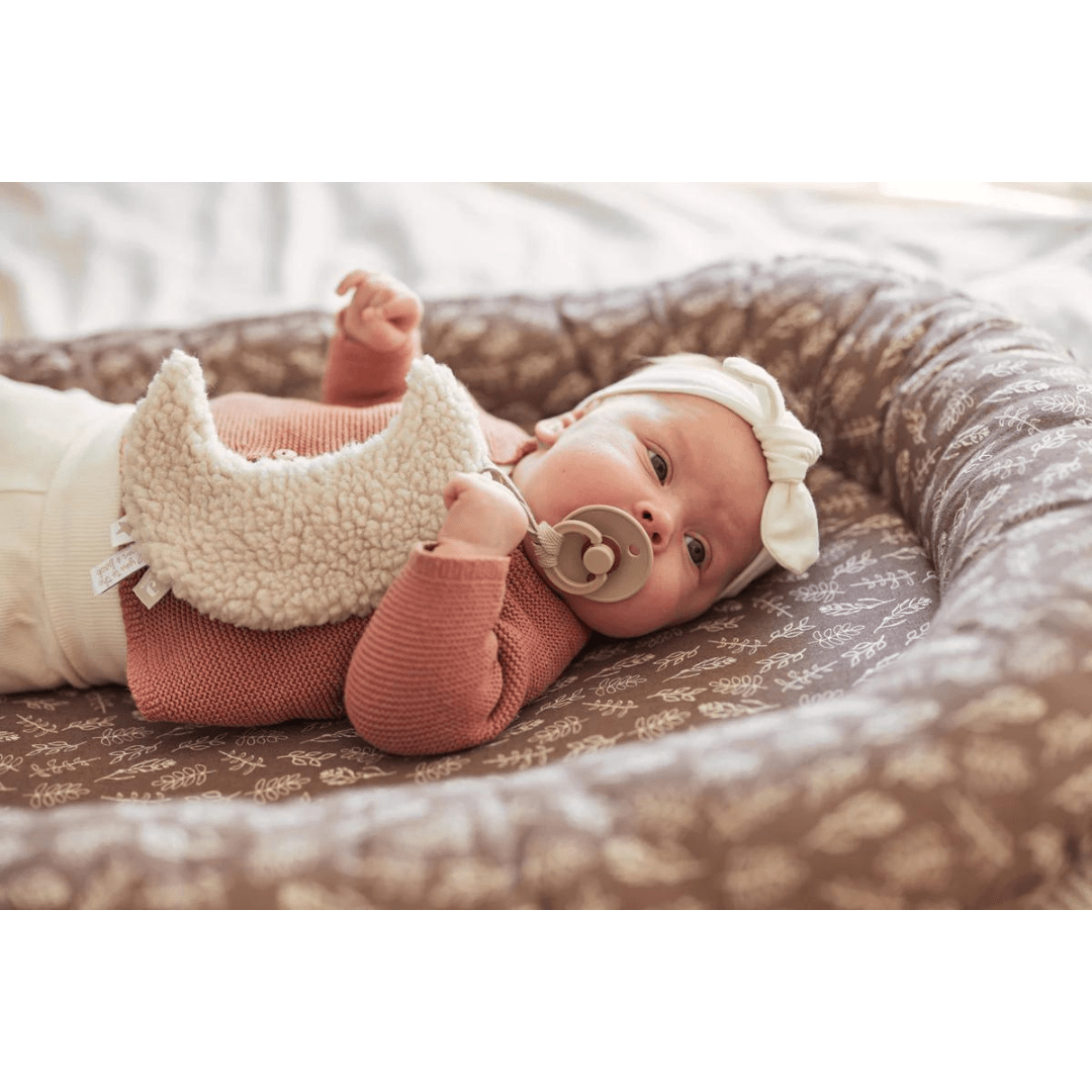 Attache Sucette Lune - Nougat pour bébé - Pour les mômes