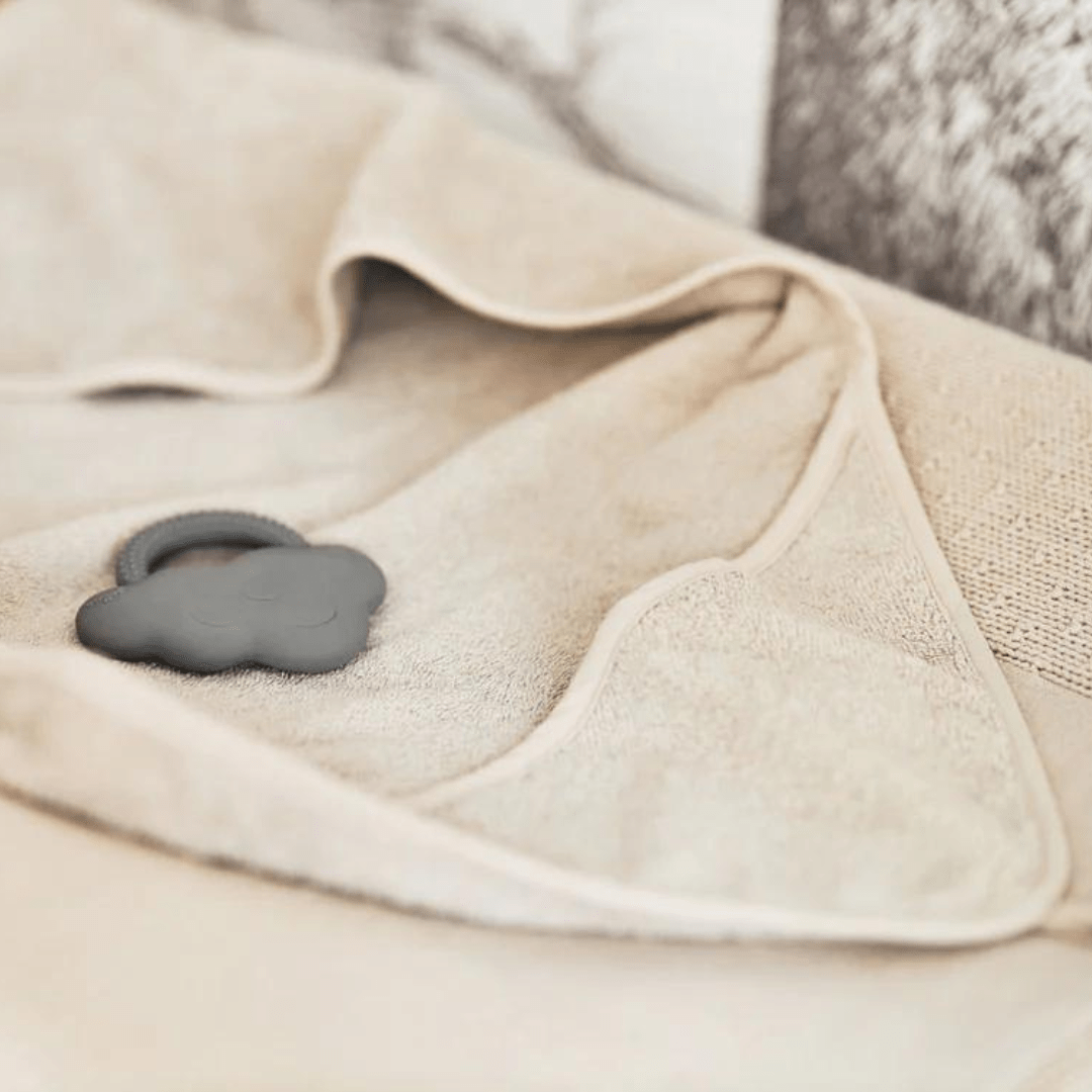Cape de bain en éponge - Nougat pour bébé - Pour les mômes