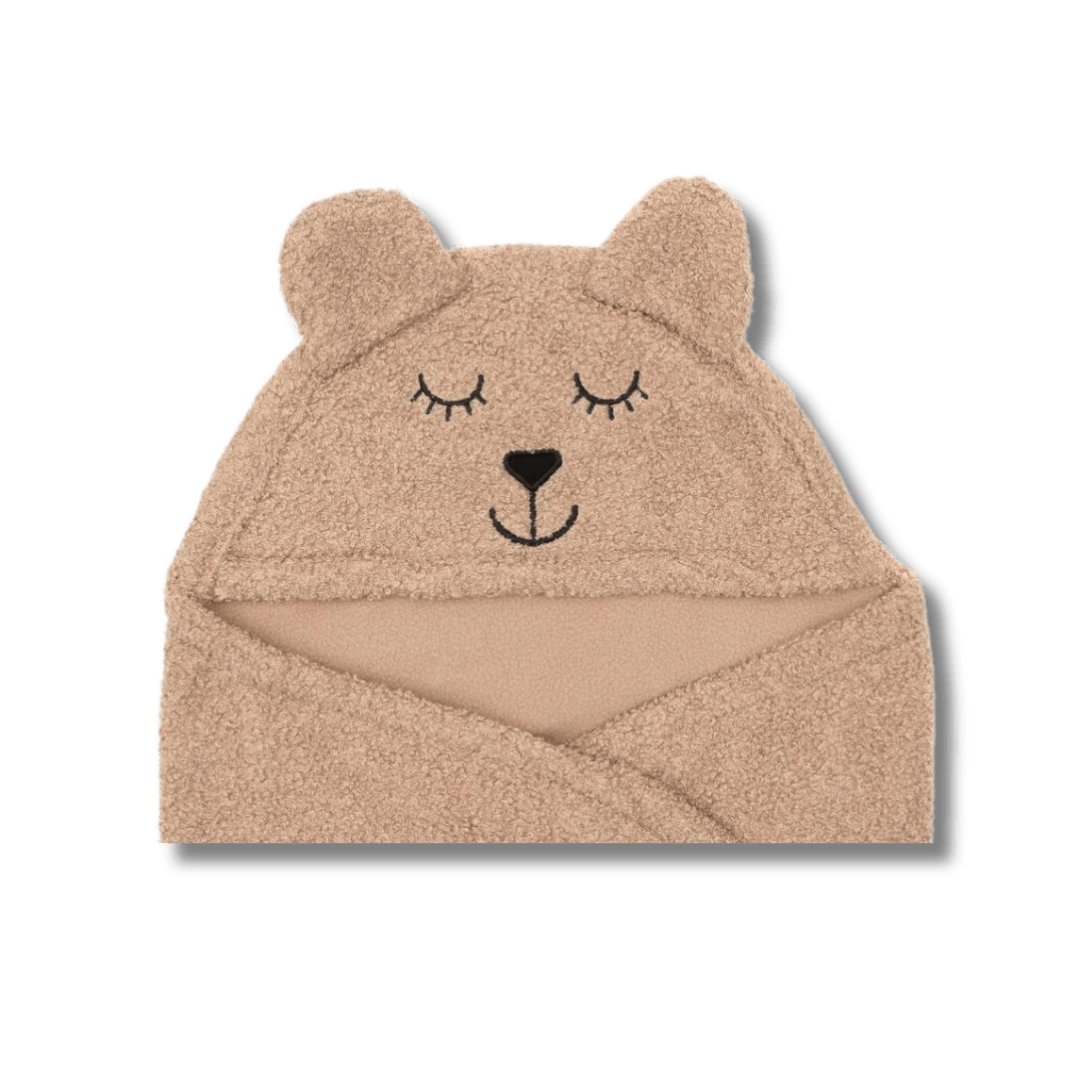 Couverture portefeuille bouclé Bear - Biscuit pour bébé - Pour les mômes