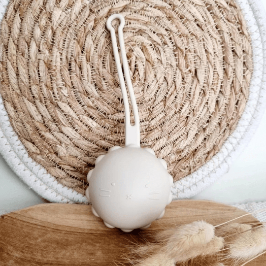 Étui à sucette - Beige pour bébé - Pour les mômes