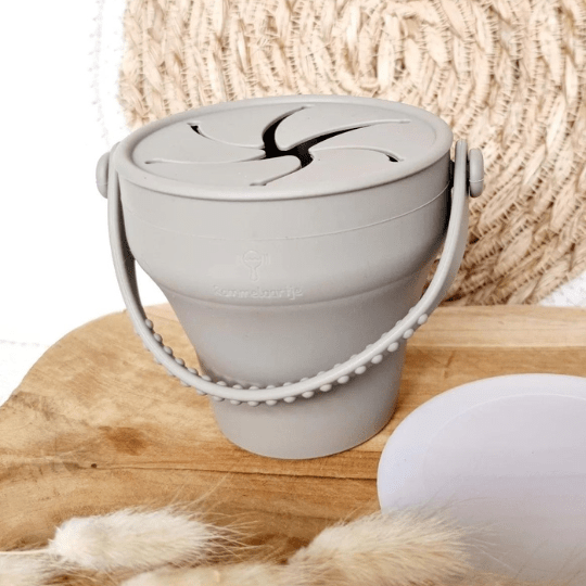 Gobelet à collation pliable - Sauge pour bébé - Pour les mômes