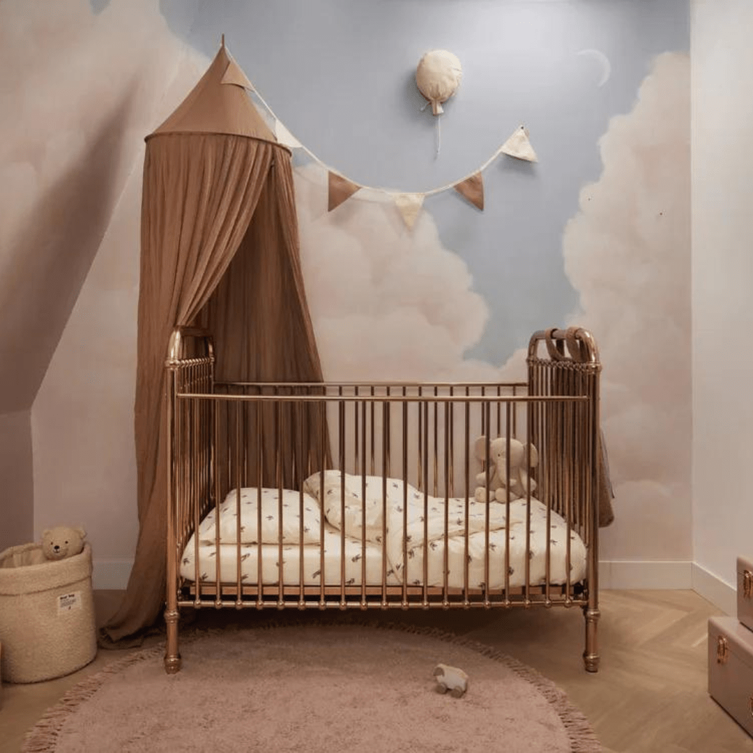 Guirlande de fanion - Biscuit/Ivory pour bébé - Pour les mômes