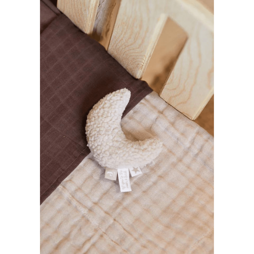 Hochet Lune - Nougat pour bébé - Pour les mômes