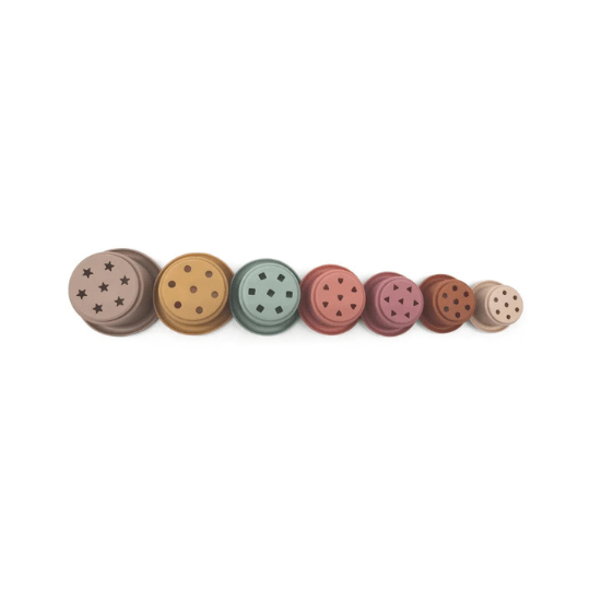 Jouet en silicone à empiler - Gobelets pour bébé - Pour les mômes