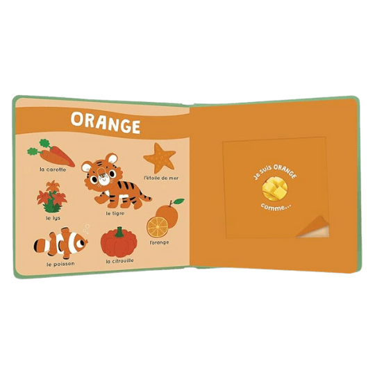 Le livre des odeurs & des couleurs - Fruits en folie pour bébé - Pour les mômes