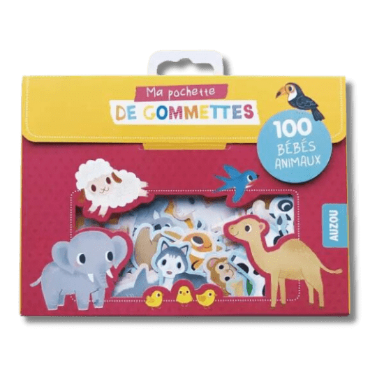 Ma pochette de 100 gommettes - Bébés animaux pour bébé - Pour les mômes