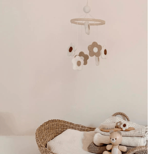 Mobile décoratif - Fleurs pour bébé - Pour les mômes