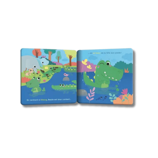 Mon premier livre de bain - Basile le crocodile pour bébé - Pour les mômes