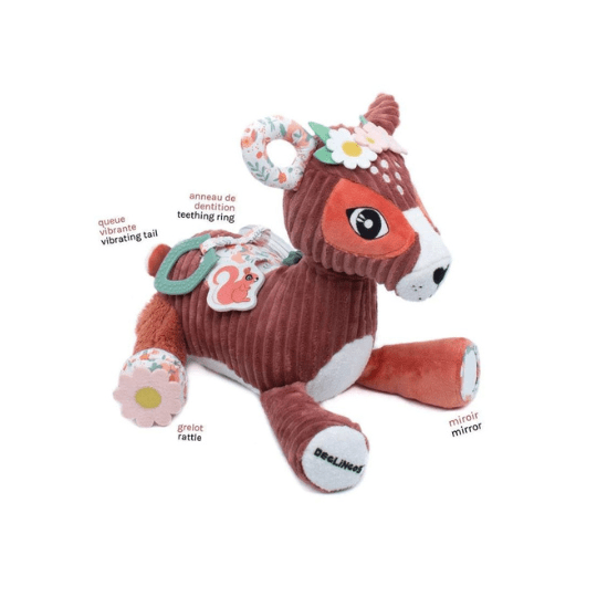 Peluche d'activités - Mélimélos la biche pour bébé - Pour les mômes