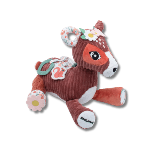 Peluche d'activités - Mélimélos la biche pour bébé - Pour les mômes