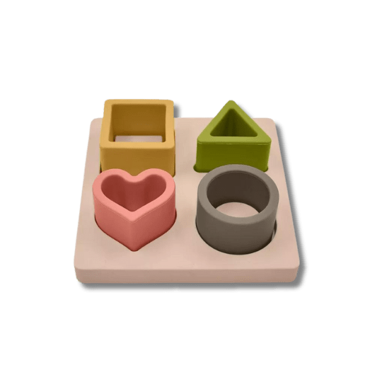 Puzzle en silicone - Formes pour bébé - Pour les mômes