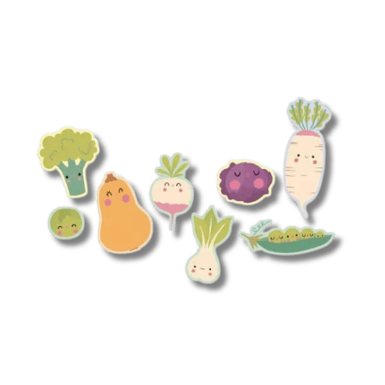 50 gommettes petites mains - Les légumes pour bébé - Pour les mômes