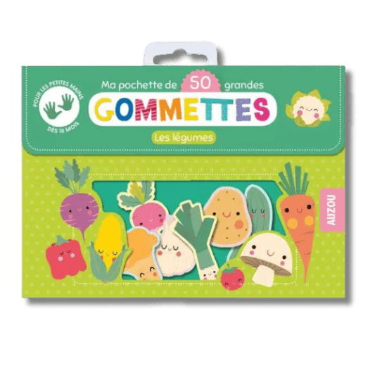 50 gommettes petites mains - Les légumes pour bébé - Pour les mômes