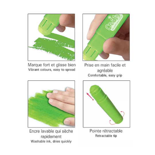 Bâtons de gouache pour bébé - Pour les mômes