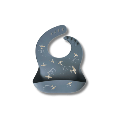 Bavoir en silicone - Aviateur pour bébé - Pour les mômes