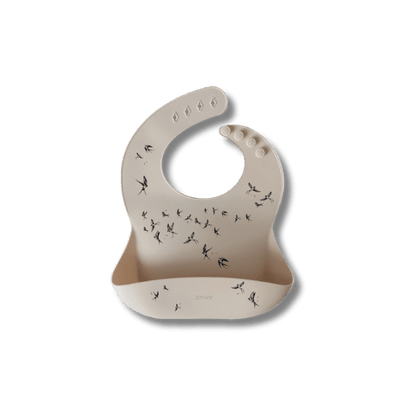 Bavoir en silicone - Hirondelle "sable" pour bébé - Pour les mômes