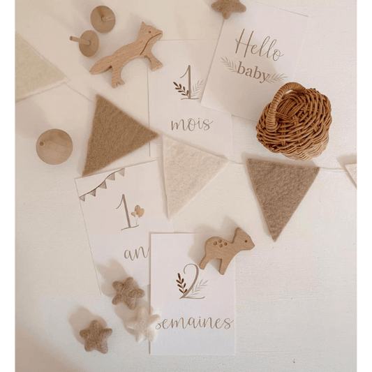 Cartes étapes bébé pour bébé - Pour les mômes