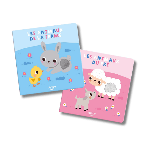 Coffret à toucher - Les animaux de la ferme pour bébé - Pour les mômes