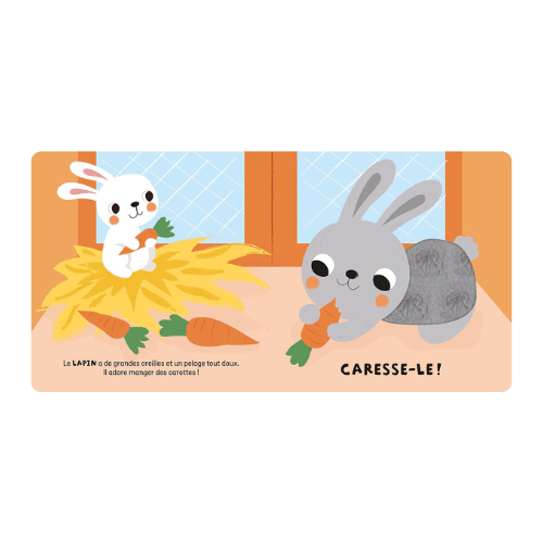 Coffret à toucher - Les animaux de la ferme pour bébé - Pour les mômes