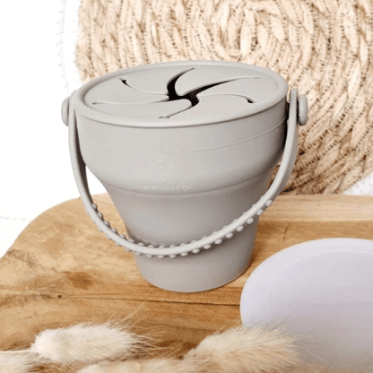 Gobelet à collation pliable - Sauge pour bébé - Pour les mômes
