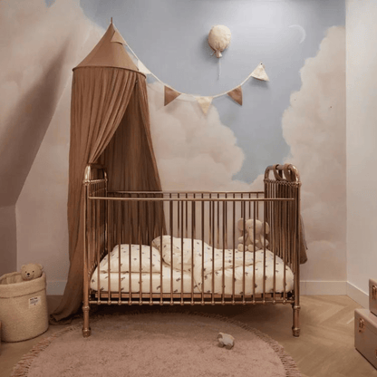 Guirlande de fanion - Biscuit/Ivory pour bébé - Pour les mômes
