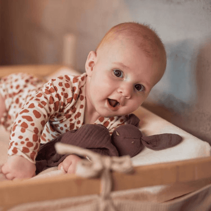 Housse matelas à langer en éponge - Ivoire (Lot de 2) pour bébé - Pour les mômes