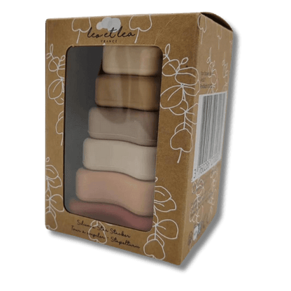 Jouet en silicone à empiler - Étoiles pour bébé - Pour les mômes