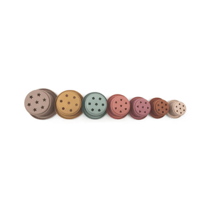 Jouet en silicone à empiler - Gobelets pour bébé - Pour les mômes