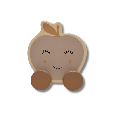 Jouet voiture en bois - Pomme pour bébé - Pour les mômes