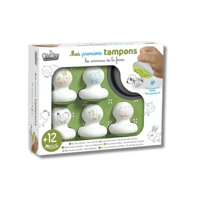 Mes premiers tampons - Animaux de la ferme pour bébé - Pour les mômes