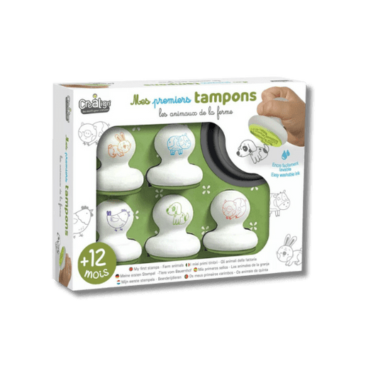 Mes premiers tampons - Animaux de la ferme pour bébé - Pour les mômes