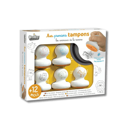 Mes premiers tampons - Animaux de la savane pour bébé - Pour les mômes