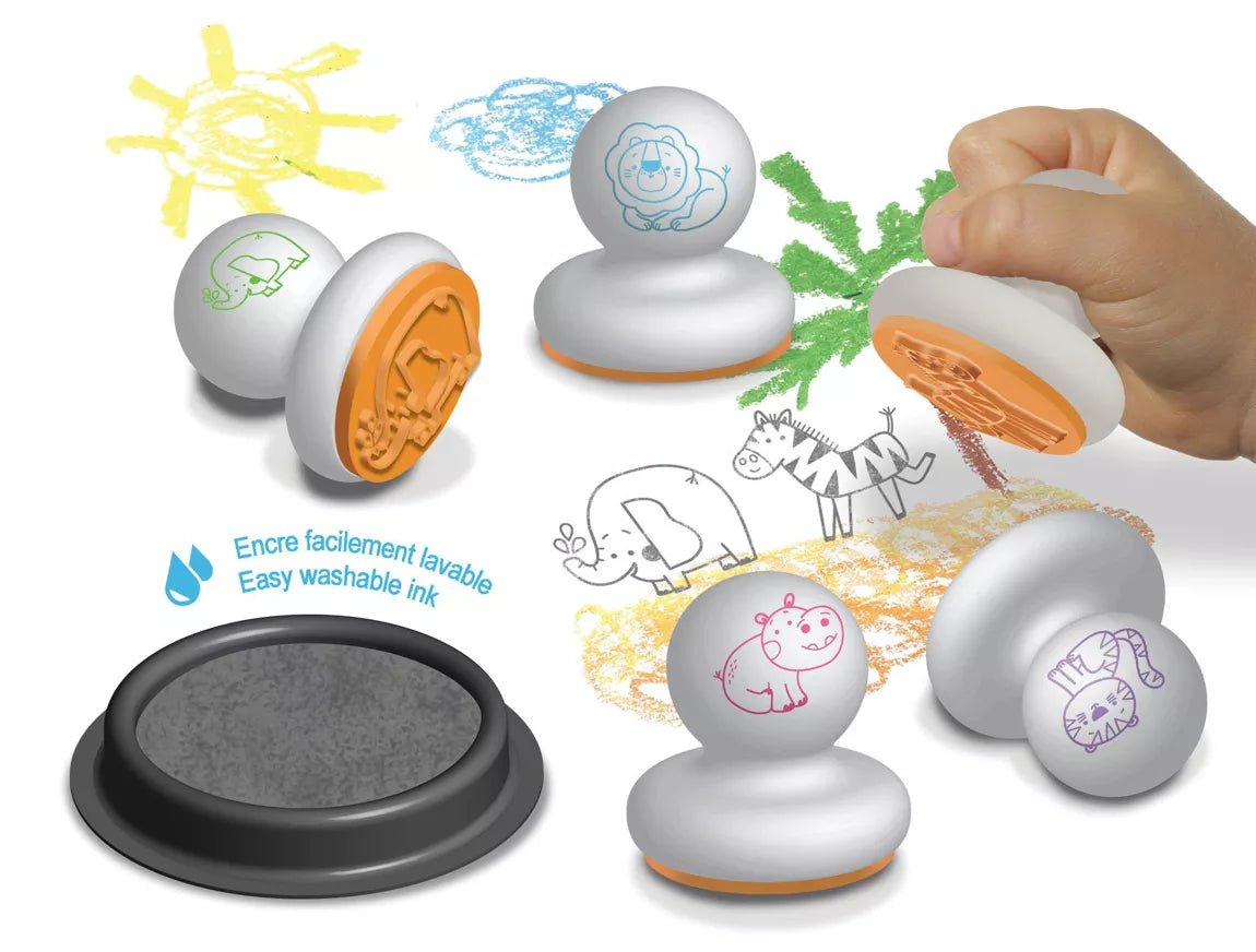 Mes premiers tampons - Animaux de la savane pour bébé - Pour les mômes