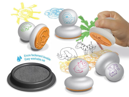 Mes premiers tampons - Animaux de la savane pour bébé - Pour les mômes