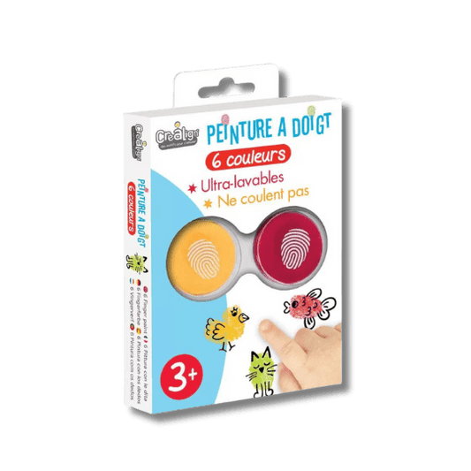 Pack 6 encreurs à doigt pour bébé - Pour les mômes