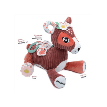 Peluche d'activités - Mélimélos la biche pour bébé - Pour les mômes