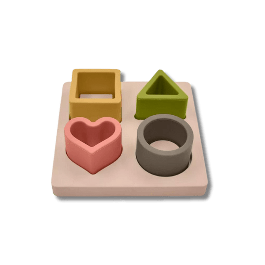 Puzzle en silicone - Formes pour bébé - Pour les mômes