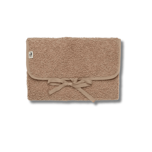Tapis à langer nomade bouclé - Biscuit pour bébé - Pour les mômes